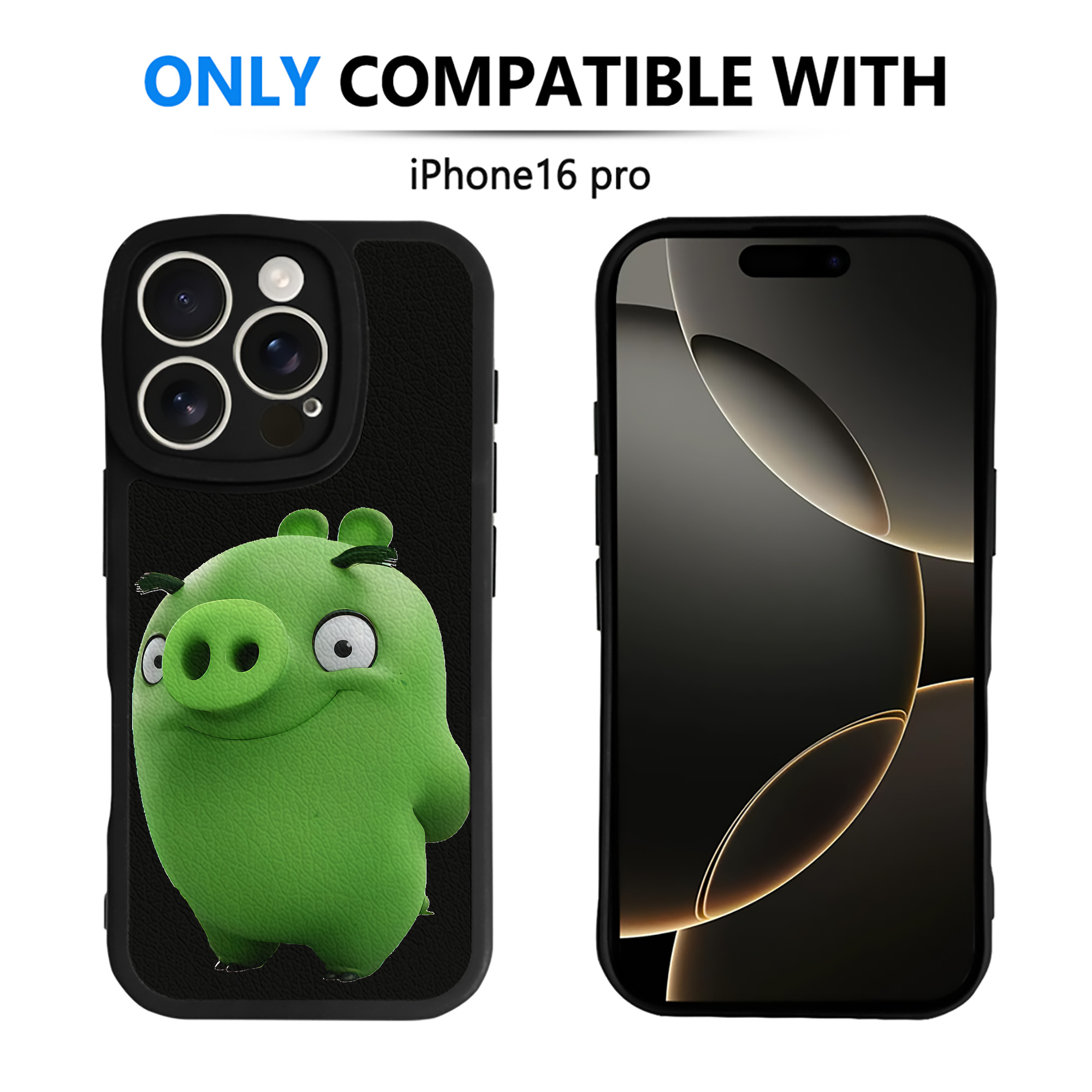 Angry Birds アングリーバード 【iPhone 16シリーズ対応】シリコンスマホケース（レザー調） 材質：シリコン